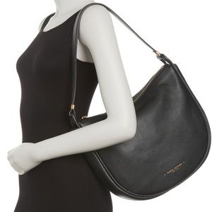 NWT Marc Jacobs Genuine Leather Hobo Bag Top zip Approx 12"x 14” NEW 12" handle